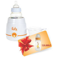 Máy hâm sữa và thức ăn 3 cấp độ Fatzbaby FB3001WB